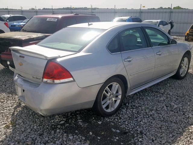 2G1WC5E30C1178249 - 2012 CHEVROLET IMPALA LTZ SILVER photo 4