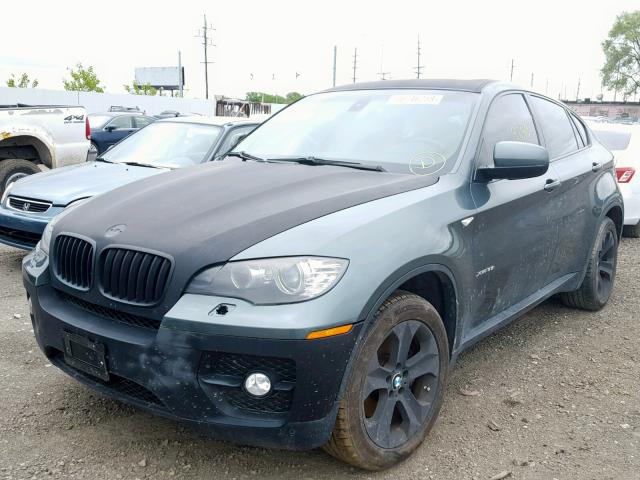 5UXFG43558LJ36055 - 2008 BMW X6 XDRIVE3 GREEN photo 2