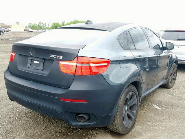 5UXFG43558LJ36055 - 2008 BMW X6 XDRIVE3 GREEN photo 4