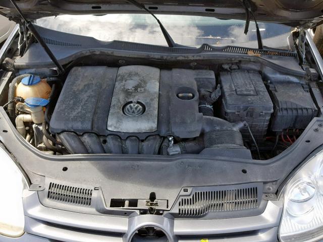 WVWBS71K37W093289 - 2007 VOLKSWAGEN RABBIT GRAY photo 7