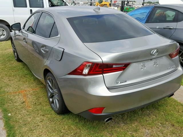 JTHBF1D24F5051603 - 2015 LEXUS IS 250 GRAY photo 3