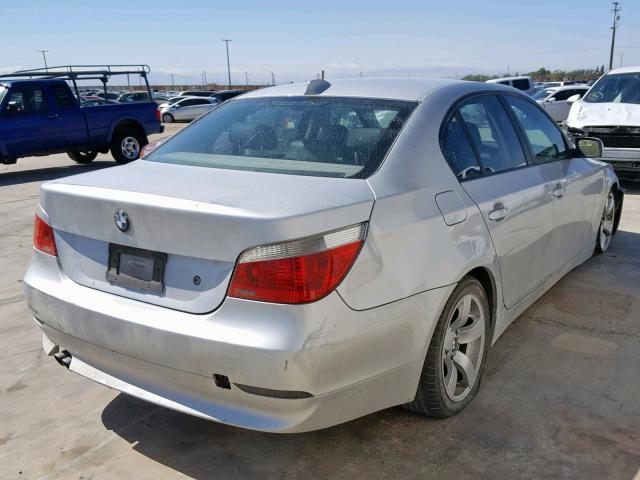 WBANA53554B850866 - 2004 BMW 525 I GRAY photo 4