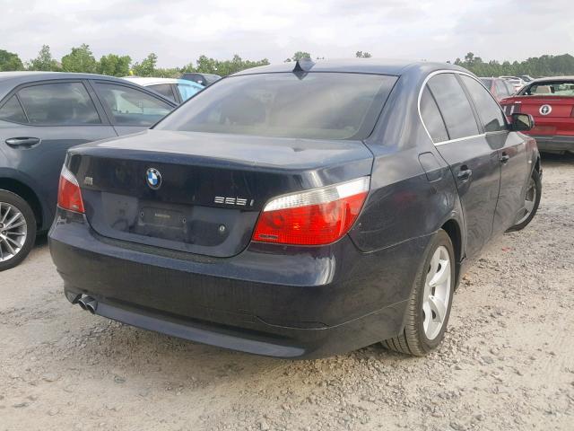 WBANE53526CK88264 - 2006 BMW 525 I BLUE photo 4