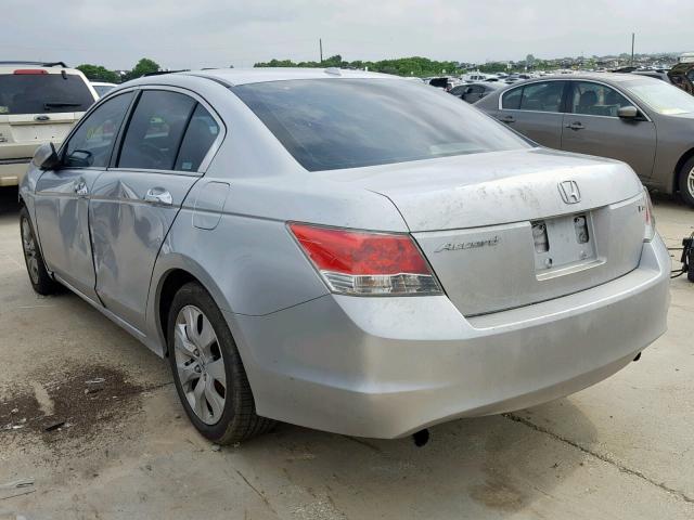 1HGCP36888A072773 - 2008 HONDA ACCORD EXL SILVER photo 3