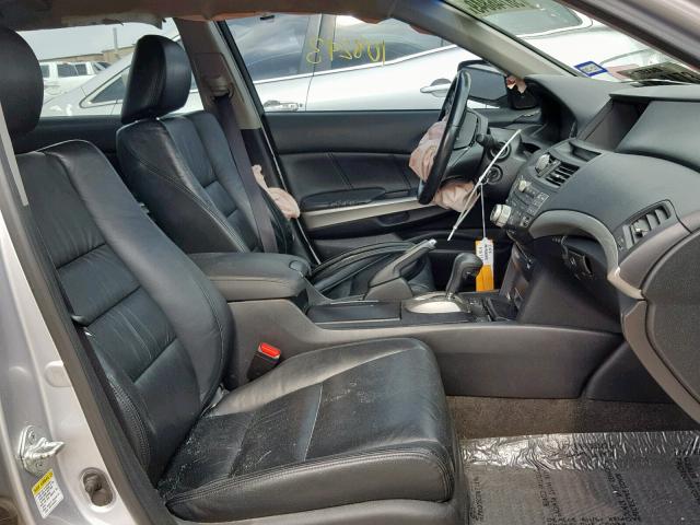 1HGCP36888A072773 - 2008 HONDA ACCORD EXL SILVER photo 5