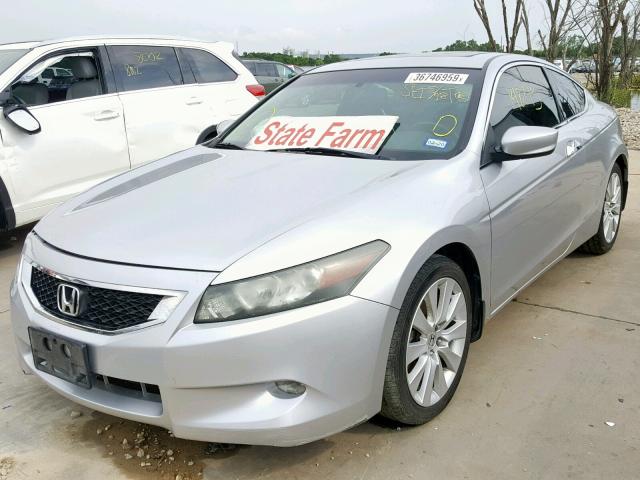 1HGCS22858A006129 - 2008 HONDA ACCORD EXL SILVER photo 2