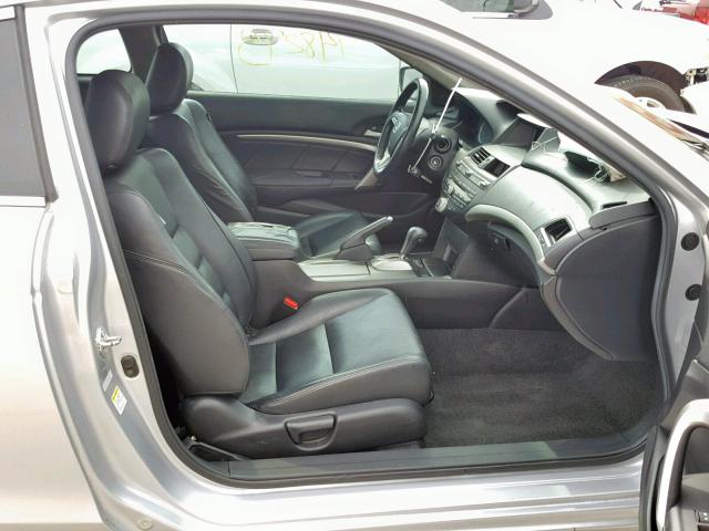 1HGCS22858A006129 - 2008 HONDA ACCORD EXL SILVER photo 5