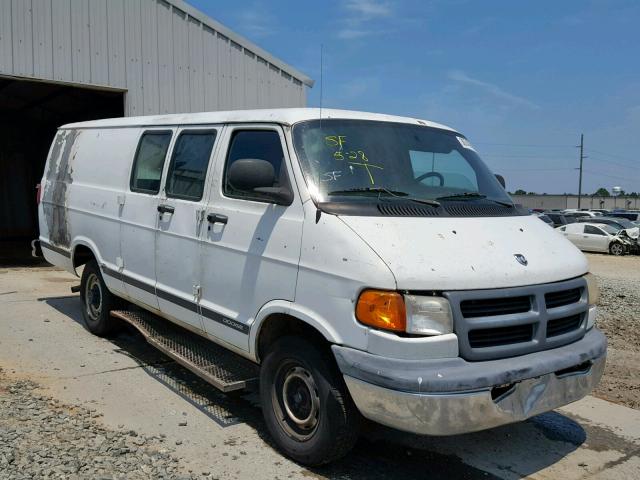 2B7KB31Z2YK120894 - 2000 DODGE RAM VAN B3 WHITE photo 1