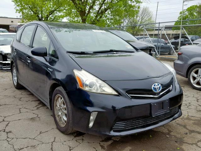 JTDZN3EU7D3196996 - 2013 TOYOTA PRIUS V BLACK photo 1