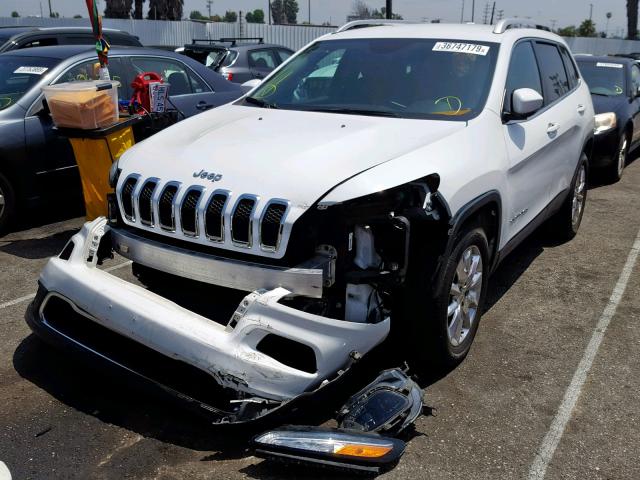 1C4PJMDB2GW170592 - 2016 JEEP CHEROKEE L WHITE photo 2