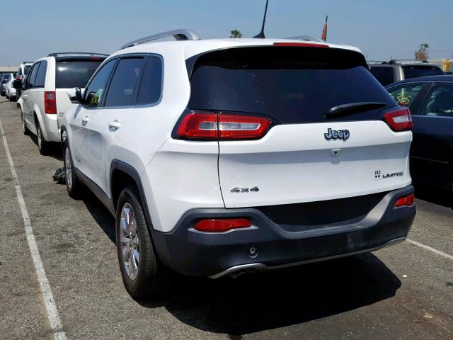 1C4PJMDB2GW170592 - 2016 JEEP CHEROKEE L WHITE photo 3