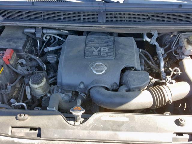 5N1AA0NC9AN621256 - 2010 NISSAN ARMADA SE BLACK photo 7