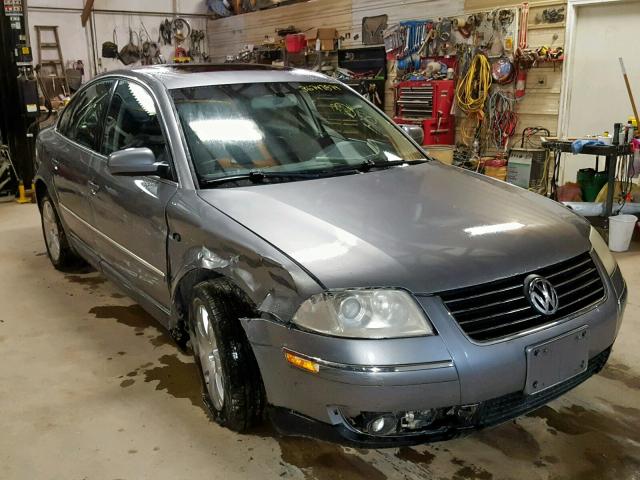 WVWTH63B63P201709 - 2003 VOLKSWAGEN PASSAT GLX GRAY photo 1