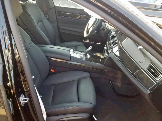 WBAYE4C52FD947462 - 2015 BMW 740 LI BLACK photo 5