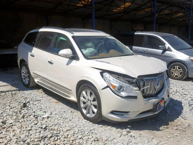 5GAKRDKD2DJ130935 - 2013 BUICK ENCLAVE WHITE photo 1