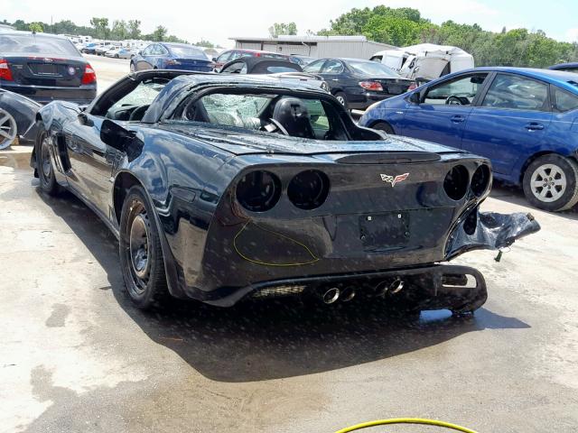 1G1YW2DW7B5100381 - 2011 CHEVROLET CORVETTE G BLACK photo 3