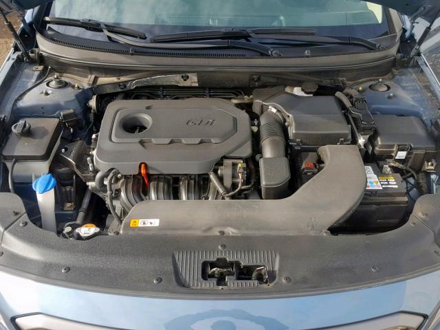 5NPE34AF6GH262514 - 2016 HYUNDAI SONATA SPO BLUE photo 7