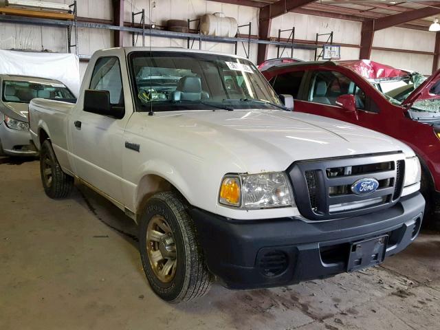 1FTYR10D49PA50437 - 2009 FORD RANGER WHITE photo 1