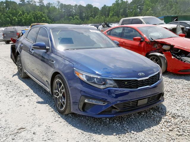 5XXGV4L28KG301525 - 2019 KIA OPTIMA SXL BLUE photo 1