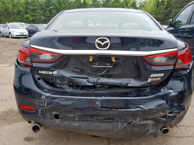 JM1GL1U55H1134400 - 2017 MAZDA 6 SPORT BLACK photo 9