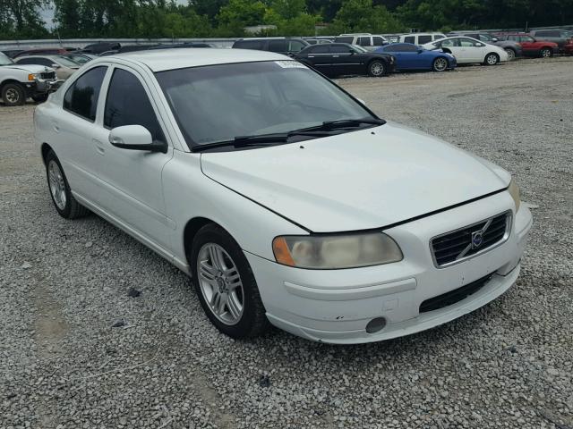 YV1RS592X72637604 - 2007 VOLVO S60 2.5T WHITE photo 1