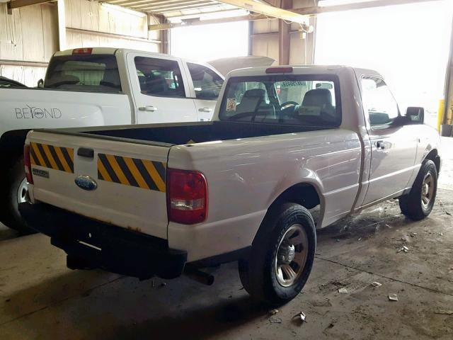 1FTYR10D99PA50241 - 2009 FORD RANGER WHITE photo 4