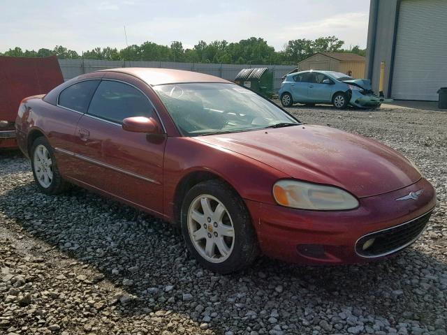 4C3AG52H31E155942 - 2001 CHRYSLER SEBRING LX RED photo 1