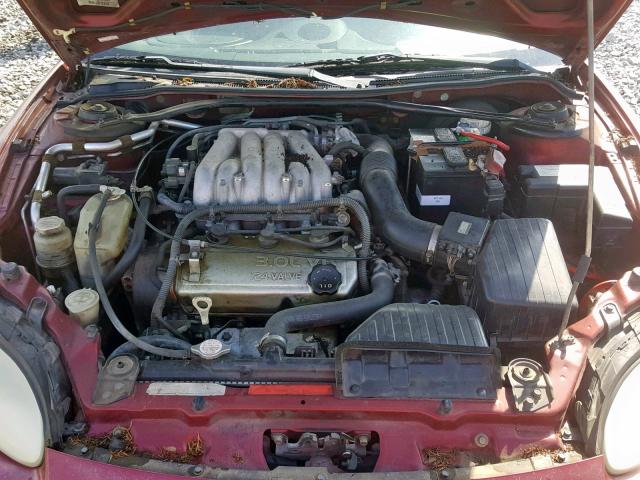 4C3AG52H31E155942 - 2001 CHRYSLER SEBRING LX RED photo 7