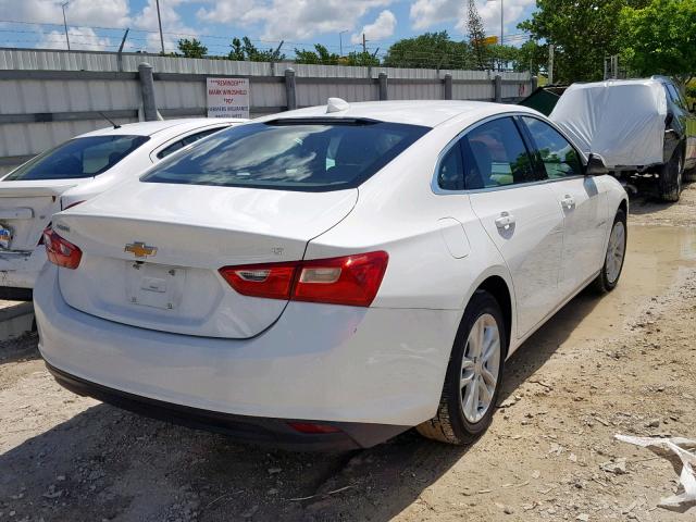 1G1ZD5ST1JF209254 - 2018 CHEVROLET MALIBU LT WHITE photo 4