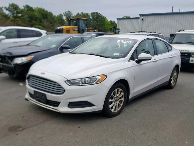 3FA6P0G72FR287266 - 2015 FORD FUSION S YELLOW photo 2