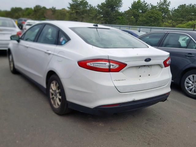3FA6P0G72FR287266 - 2015 FORD FUSION S YELLOW photo 3