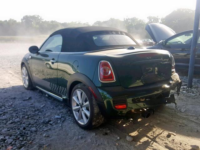 WMWSY3C5XFT595891 - 2015 MINI COOPER ROA GREEN photo 3