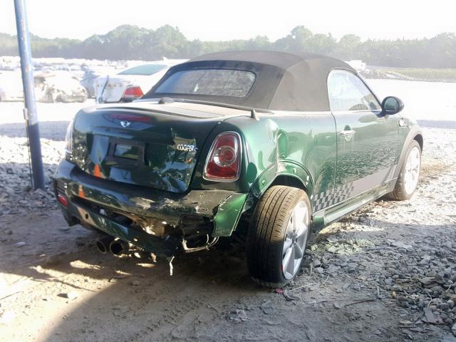 WMWSY3C5XFT595891 - 2015 MINI COOPER ROA GREEN photo 4