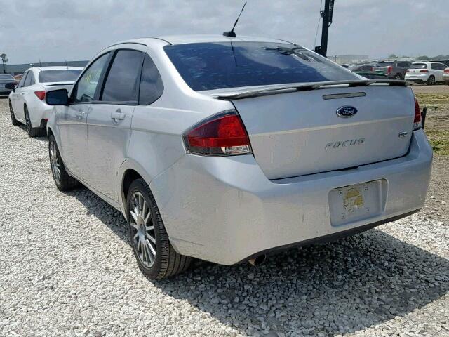 1FAHP3GN4BW121718 - 2011 FORD FOCUS SES SILVER photo 3