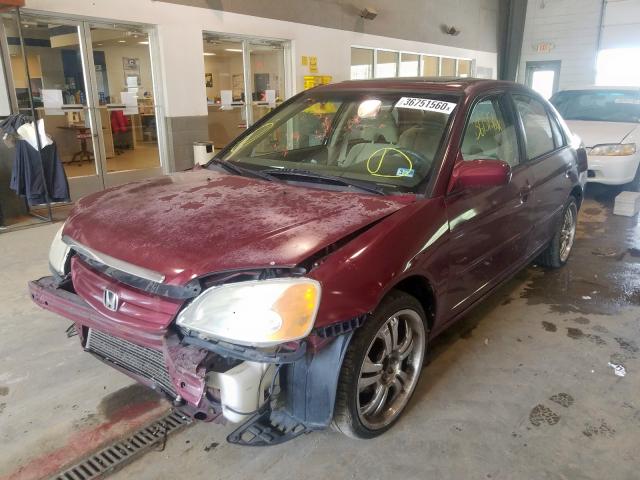 2HGES26753H602524 - 2003 HONDA CIVIC EX  photo 2