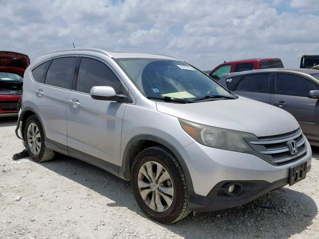 JHLRM3H76CC005269 - 2012 HONDA CR-V EXL SILVER photo 1