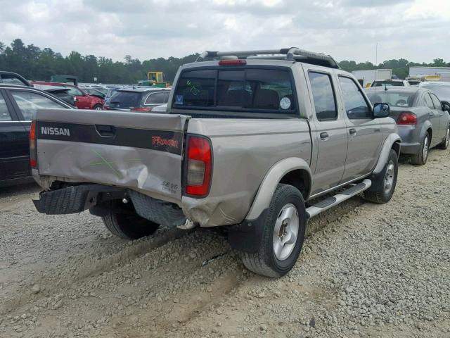 1N6ED27T1YC432920 - 2000 NISSAN FRONTIER C TAN photo 4