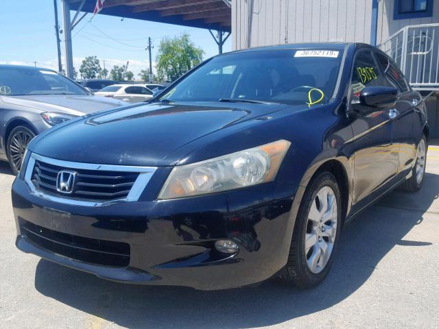 1HGCP36878A050232 - 2008 HONDA ACCORD EXL BLACK photo 2