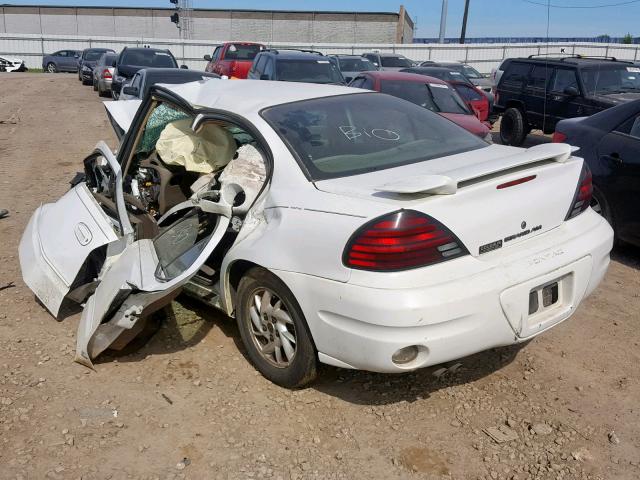 1G2NF52E54M700867 - 2004 PONTIAC GRAND AM S WHITE photo 3