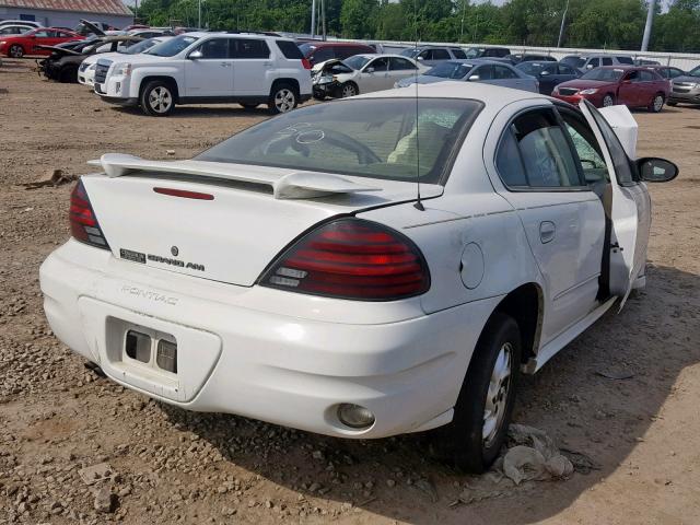 1G2NF52E54M700867 - 2004 PONTIAC GRAND AM S WHITE photo 4