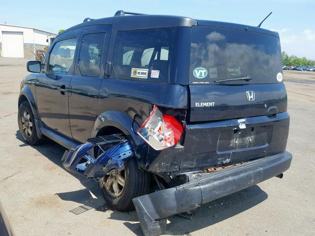 5J6YH28716L005010 - 2006 HONDA ELEMENT EX BLACK photo 3