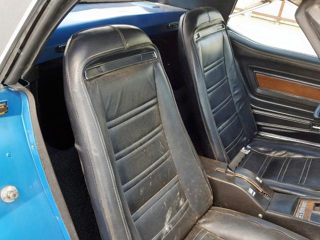 1Z67Z4S409277 - 1974 CHEVROLET CORVETTE BLUE photo 6