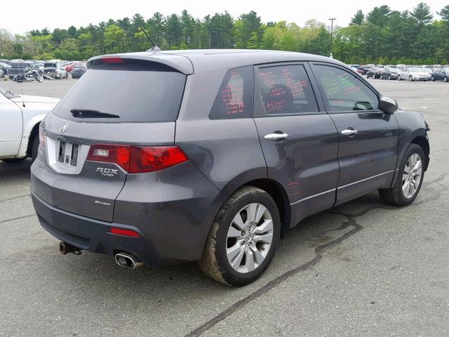 5J8TB1H2XBA002047 - 2011 ACURA RDX GRAY photo 4