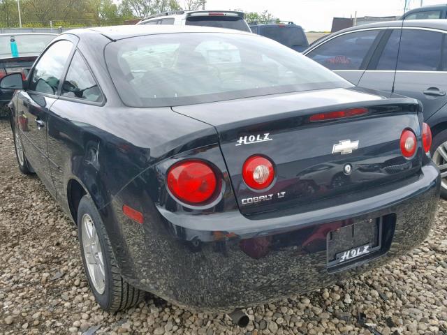 1G1AL15F067765264 - 2006 CHEVROLET COBALT LT BLACK photo 3