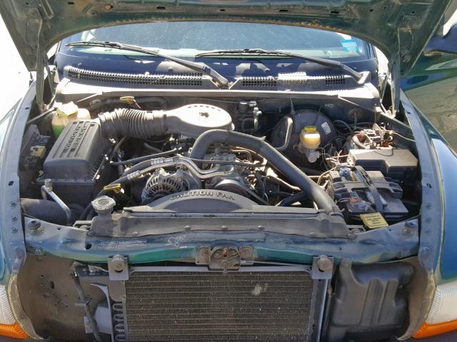 1B7FL26YXWS767247 - 1998 DODGE DAKOTA GREEN photo 7