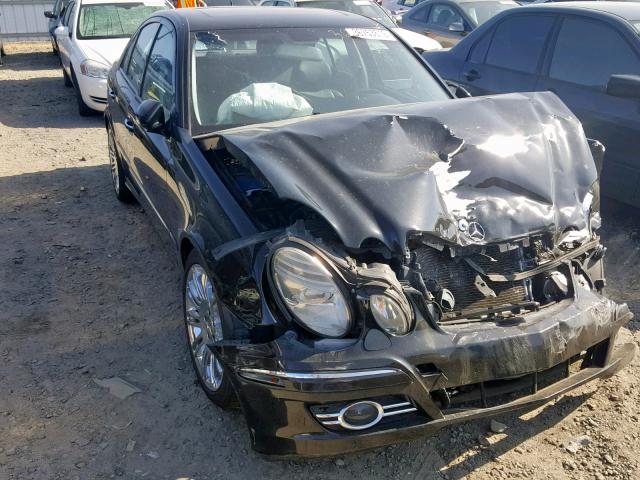 WDBUF56X17A996686 - 2007 MERCEDES-BENZ E 350 BLACK photo 1