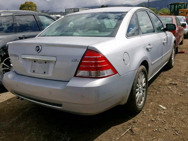 1MEHM43195G625027 - 2005 MERCURY MONTEGO PR ვერცხლისფერი ფოტო 4