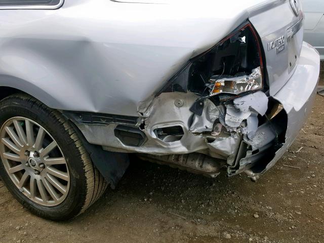 1MEHM43195G625027 - 2005 MERCURY MONTEGO PR ვერცხლისფერი ფოტო 9