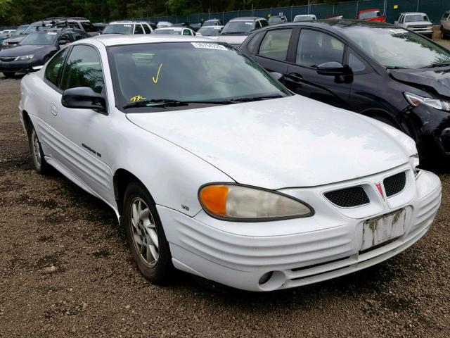 1G2NF12E41M505136 - 2001 PONTIAC GRAND AM S WHITE photo 1