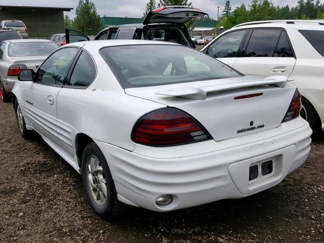 1G2NF12E41M505136 - 2001 PONTIAC GRAND AM S WHITE photo 3